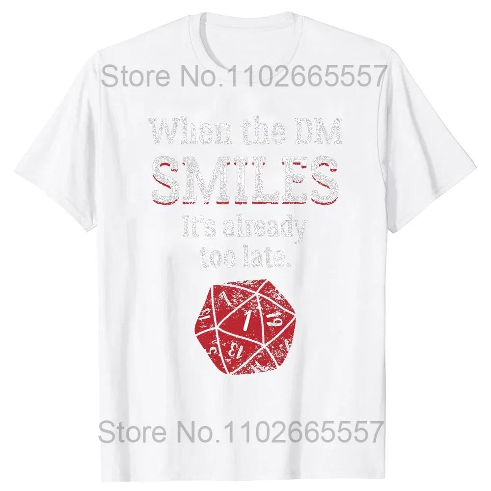 Funny Awesome Dads Explore Dungeons DM RPG Dice Dragon T Shirts Summer Streetwear Short Sleeve Gifts T-shirt Mens Clothing