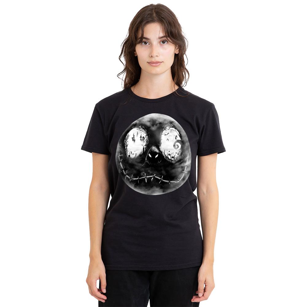The Nightmare Before Christmas Unisex Adult Jack Skellington Face T-Shirt