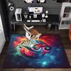 1Pc Musical symbols Printed circular carpet, home door mat, outdoor travel protection carpet A15