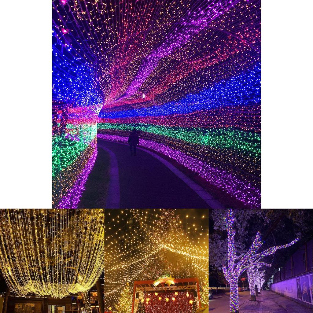 Party Led String Light With Dimmable Function 20m Waterproof For Garden And Holiday Use