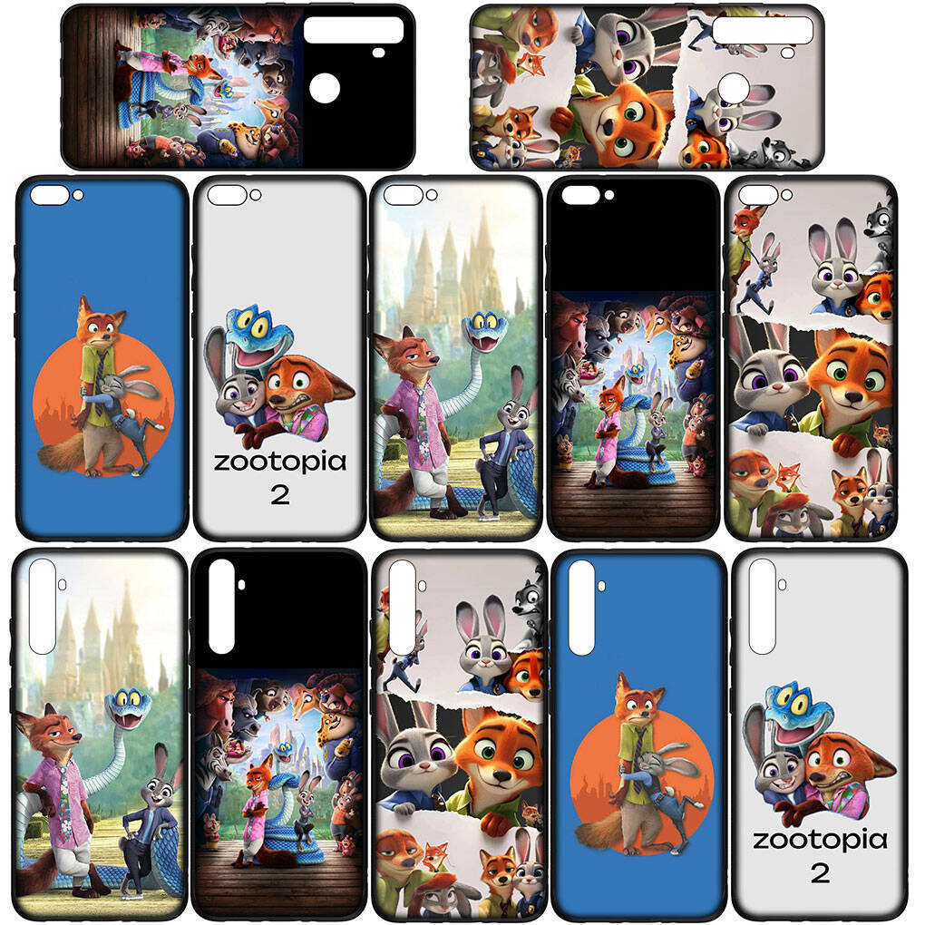 for iPhone 17 16 15 Xiaomi Poco F7 F8 X7 C85 C75 C71 M8 Redmi Note 14 13 12 11 Pro Max 14C 13C 15C A3 A4 Phone Case Kawaii Garys Nick Zootopias 2 Judy