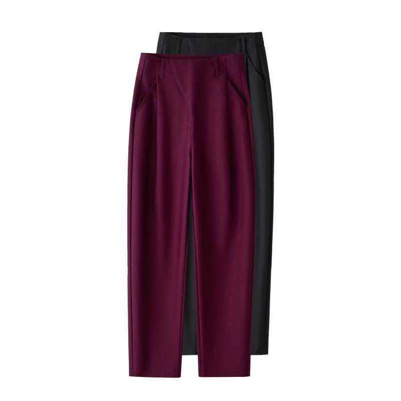 2024 Summer Women's High Waist Slimming Harem Pants - New Fashion Temperament, Casual Draping Cigarette Style
