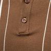 2026 Polo Shirt Men's Stripe Old Money Style Short Sleeve Soft Breathable Luxe Casual Elegant Daily Wear Polo Shirts For Male