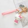Hello Kitty Keychain Kawaii Cartoon Kuromi Car Key Ring Melody Cute Cinnamoroll Backpack Pendant Ornaments Girls Gifts