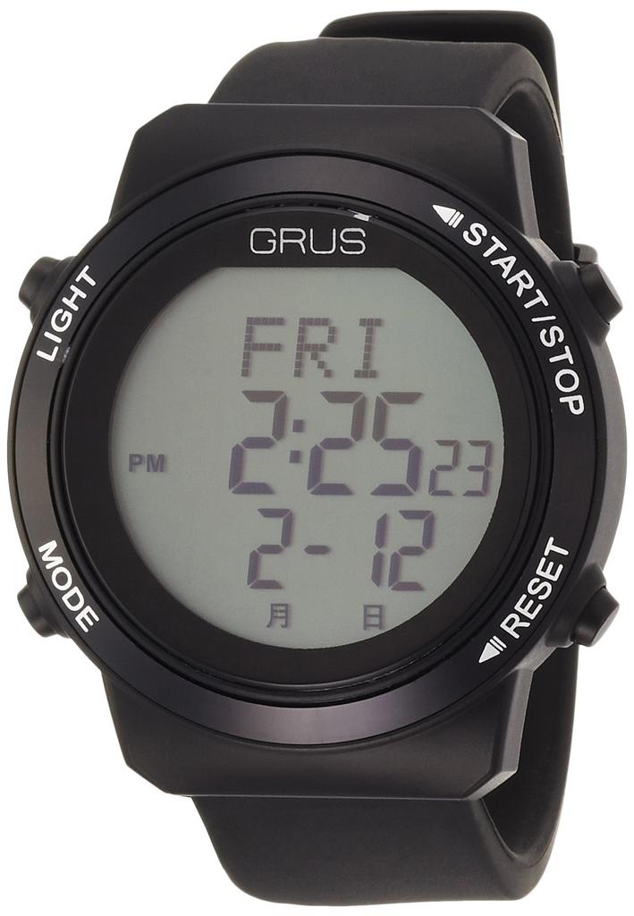 Gurus Stride Tracker Black GRS001-02 Wristwatch,