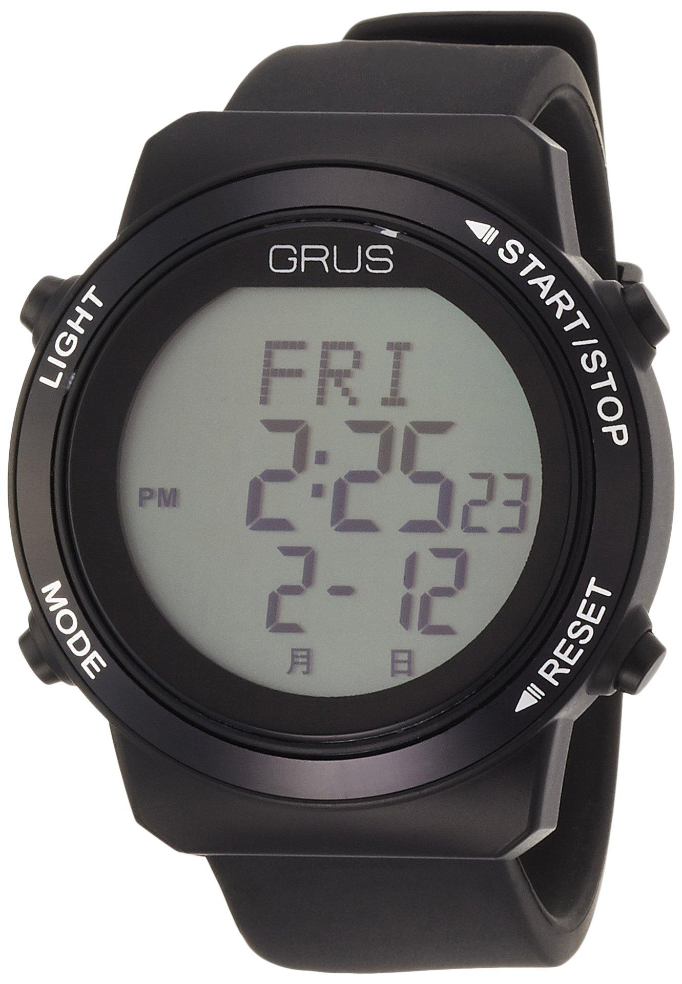 

Wristwatch Stride Measurement Black [Grus] GRS001-02