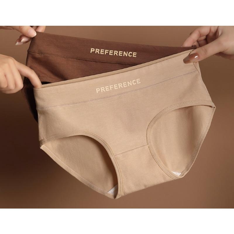 

Women s Seamless Underwear Cotton Mid-waist XXL (120-70 kg) колір темно кави