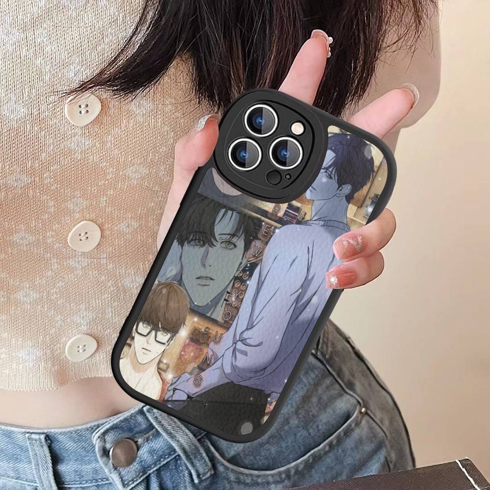Nerd Project Bl Anime Leather Phone Case For IPhone 16 14 15 Pro Plus 13 12 11 Pro Max Silicone Cover