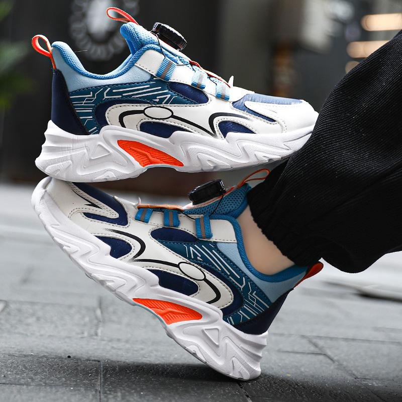 Boy Sneaker Black Mesh Summer Breathable Kids Casual Shoes Boy Running Tennis Running Sneaker New Children Sports Shoes