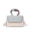Contrasting color splicing new popular fashion trend niche handbag texture shoulder messenger bag women's bag