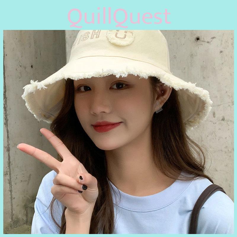 Stylish Cotton Polyester Bucket Hat For Women With Breathable And Anti-aging Features