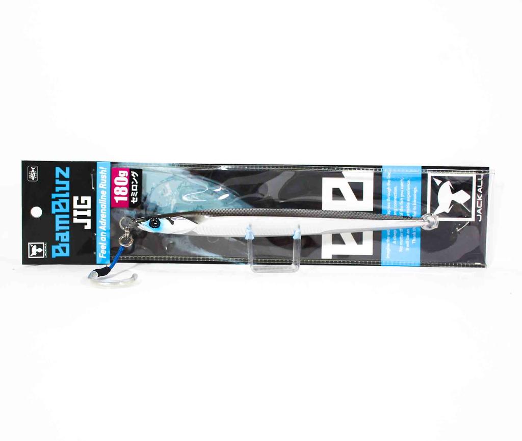 Jackall Metal Jig Bambluz Semi Long 180 Grams Aluminum Silver (3764)