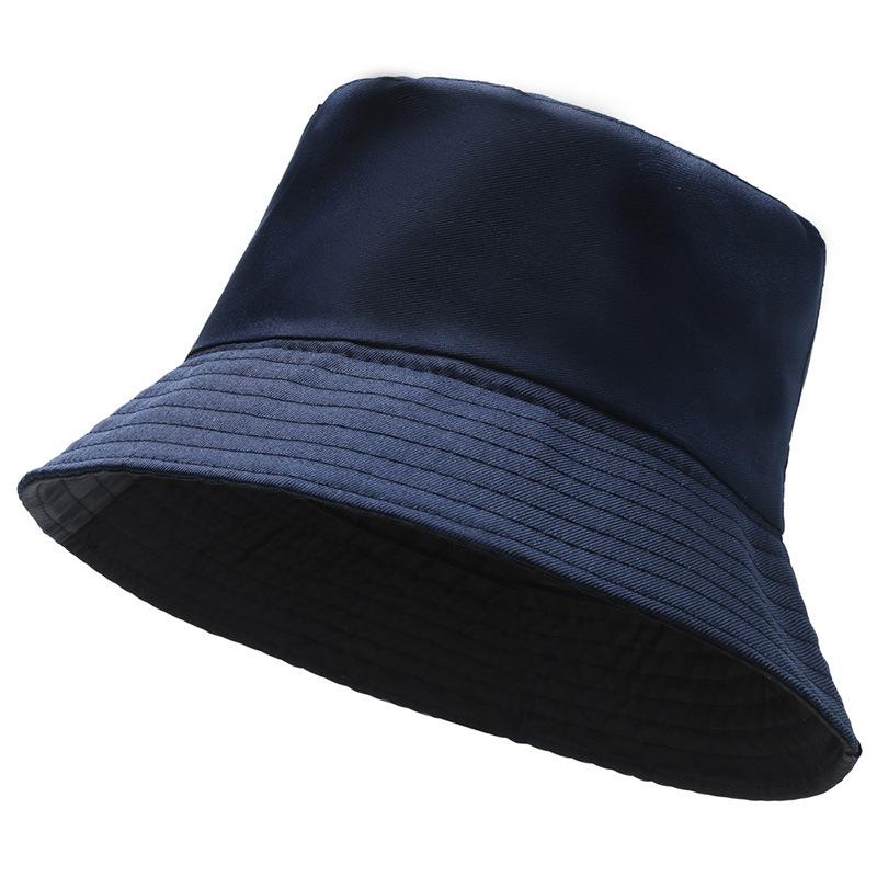 New spring and summer small fresh basin hat tide solid color bucket hat men's and women's outdoor travel visor tide version hat