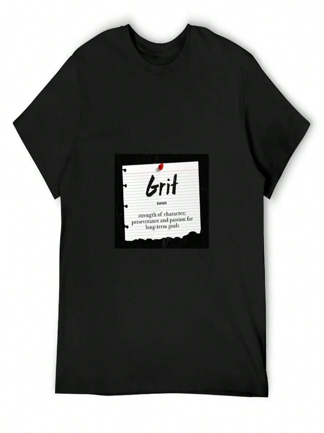 Grit Noun Motivational Grit Grit Quote Perseverance Passion Inspiration T-Shirt Street Wear Customs unisexs Clothing S разноцветный