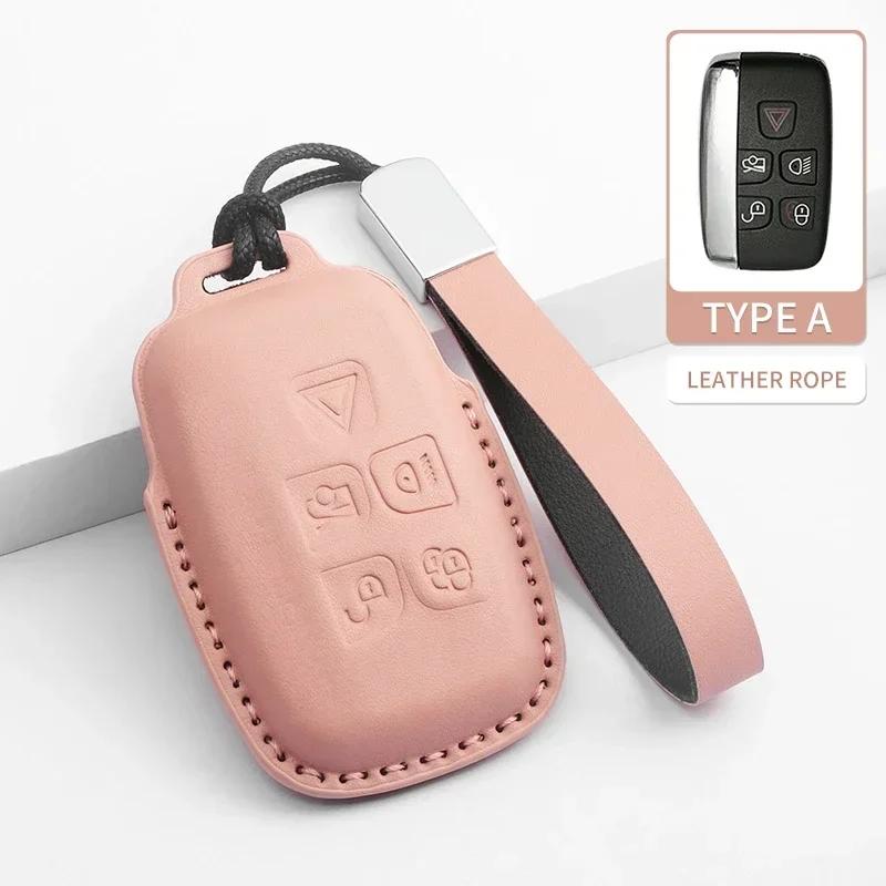 Car Key Cover For Jaguar Xe Xf Xj F Pace    Pu Car Key Protector Cover Accessories