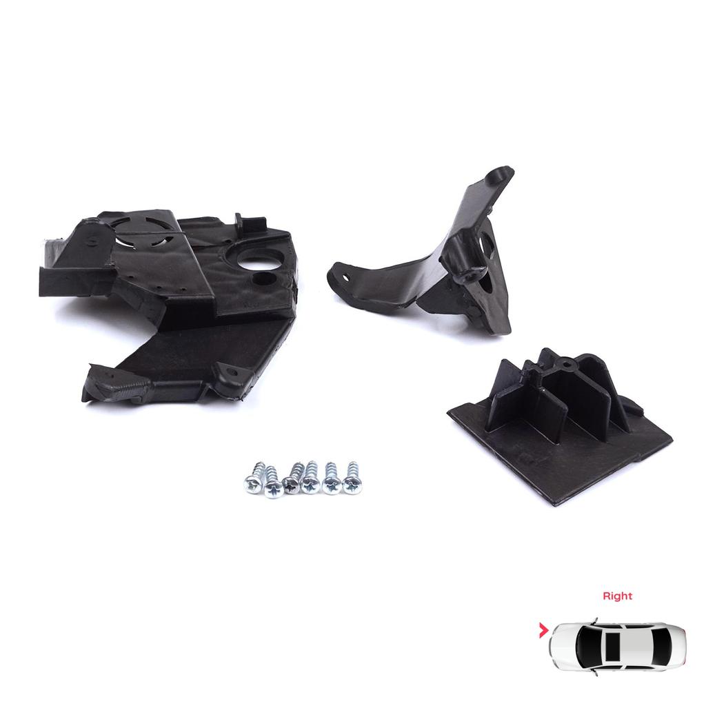 BHL584-2 Scheinwerferhalter-Montage, Reparaturhalterung, Laschensatz, rechte Seite für Peugeot 3008 5008 MK2 2016–2024 9814255780