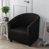 Single Sofa Cover Club Sofa Covers for Living Room Elastic Relax Armchair Protector Cover Solid Color Spandex for Home Hotel