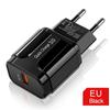 Universal Fast USB Mobile Phone Charger with EU/US Plug Adapter