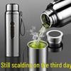 Large Capacity Stainless Steel Insulated Water Bottle for Men and Women - Portable, Short & Wide Design for Outdoor Sports