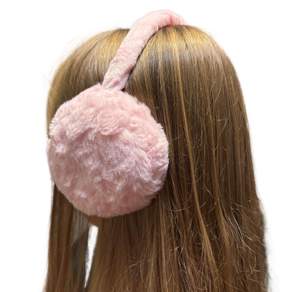 Women's Winter Earmuffs Warm Foldable Plush Insulated Warm Headband