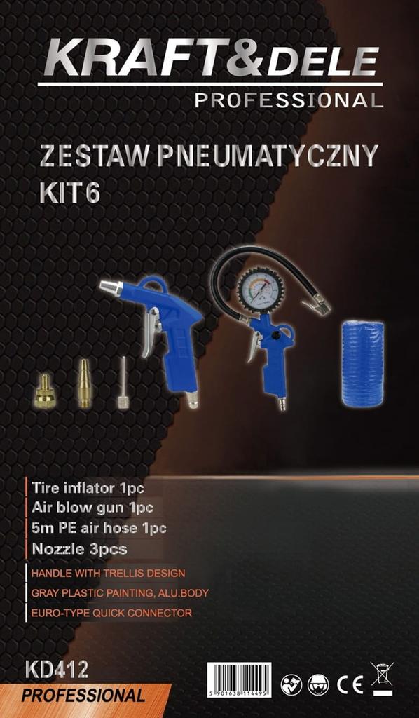 Pneumatic Kit 6 Elements KD412