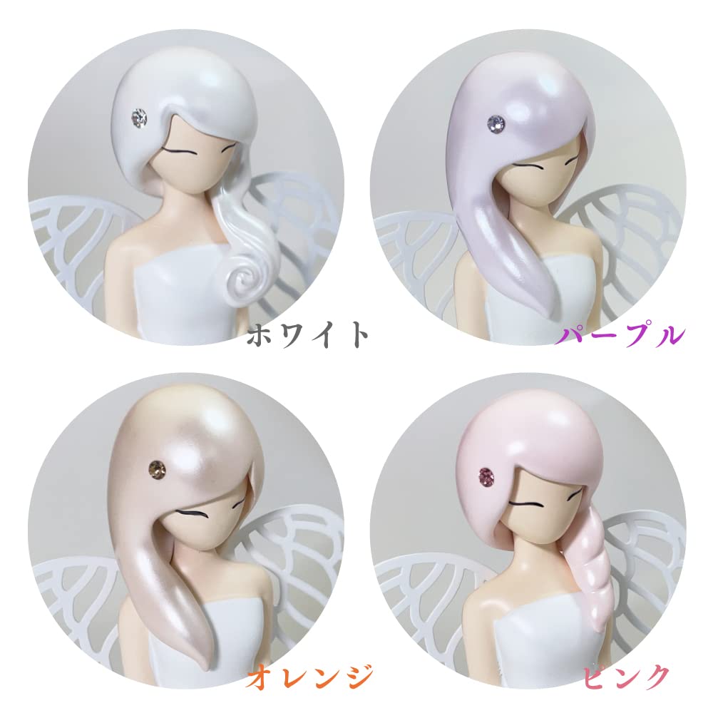 Pink Rose Quartz Angel of Love Figurine, Doll Figure, Gift, Mother's Day, Wedding Gift, Interior Decor