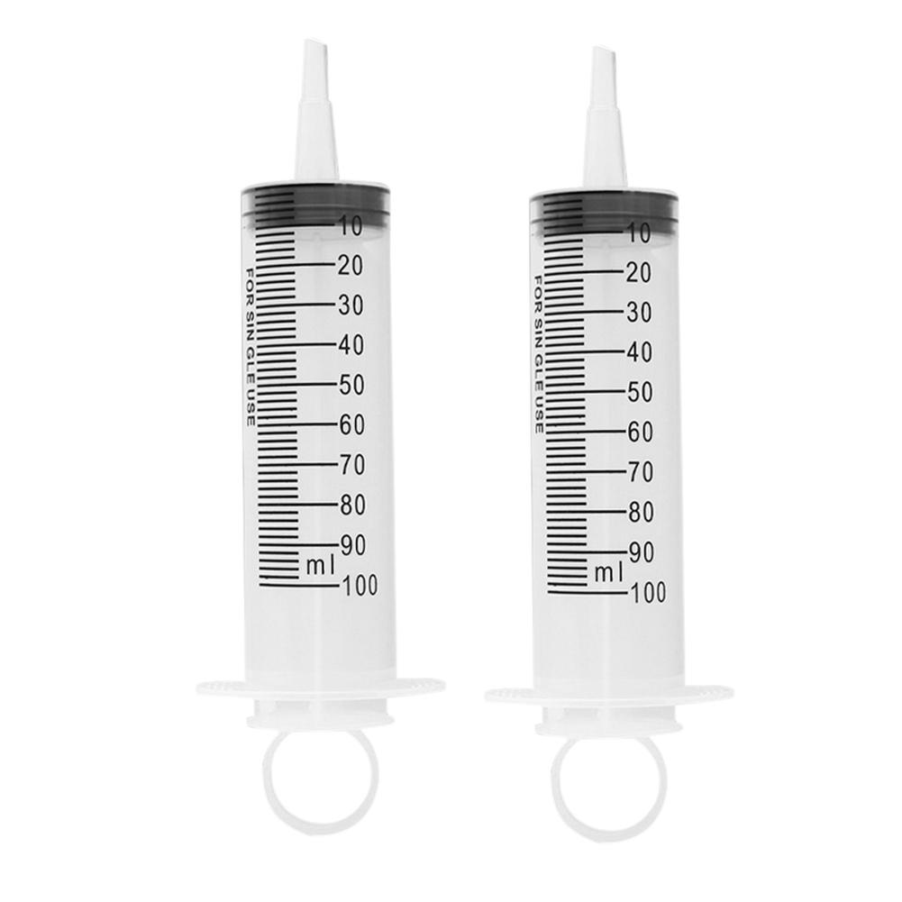 Feeding Syringe Glue Filling Plastic Syringe Nutrient Sterile Without Needle Watering Refilling for Industrial Hydroponics