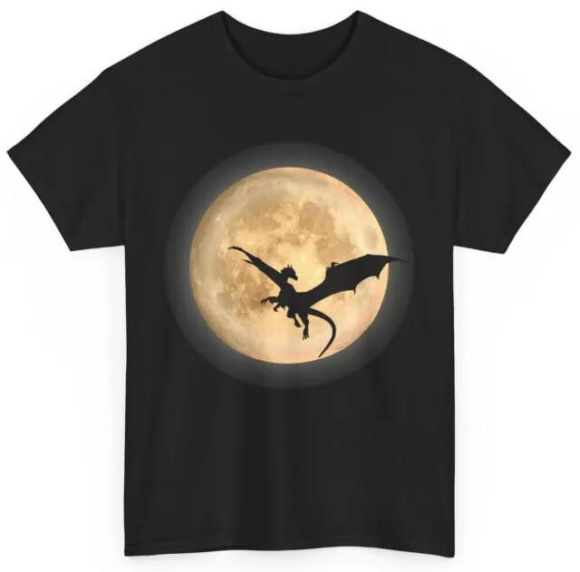 

Dragon Shirt Moon Dragon Lovers Japanese Culture Women Men Tshirt Unisex T-Shirt S