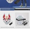 Multi-Color Luminous Sky Fox EL Mask: Full Face LED Costume for Parties