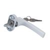 Secure Lockable Window Handle with Key & Screws Reliable Window Handle Set Key Locking Mechanism Simple Installation
