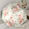 1pc Floral Pattern Pattern Umbrella  Automatic Opening and Closing Umbrella, High Quality Umbrella, Ideal Gift for Her 366