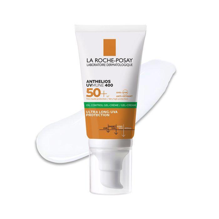 La Roche Posay - Anthelios Sonnencreme-Gel für das Gesicht gegen Augentränen - fettige und empfindliche Haut - LSF50+ - 50ml