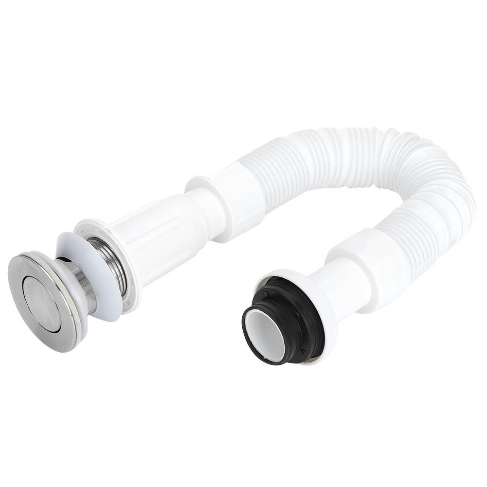 37mm Küchenbecken Einzelablaufrohr Geruchsdichter Siphon Wasserablaufrohr Küchenspülenanschluss