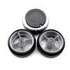 3pcs AC Switch Knobs Air Conditioning Heat Control Knob for Platz Vios Vitz Yaris Ho X Black