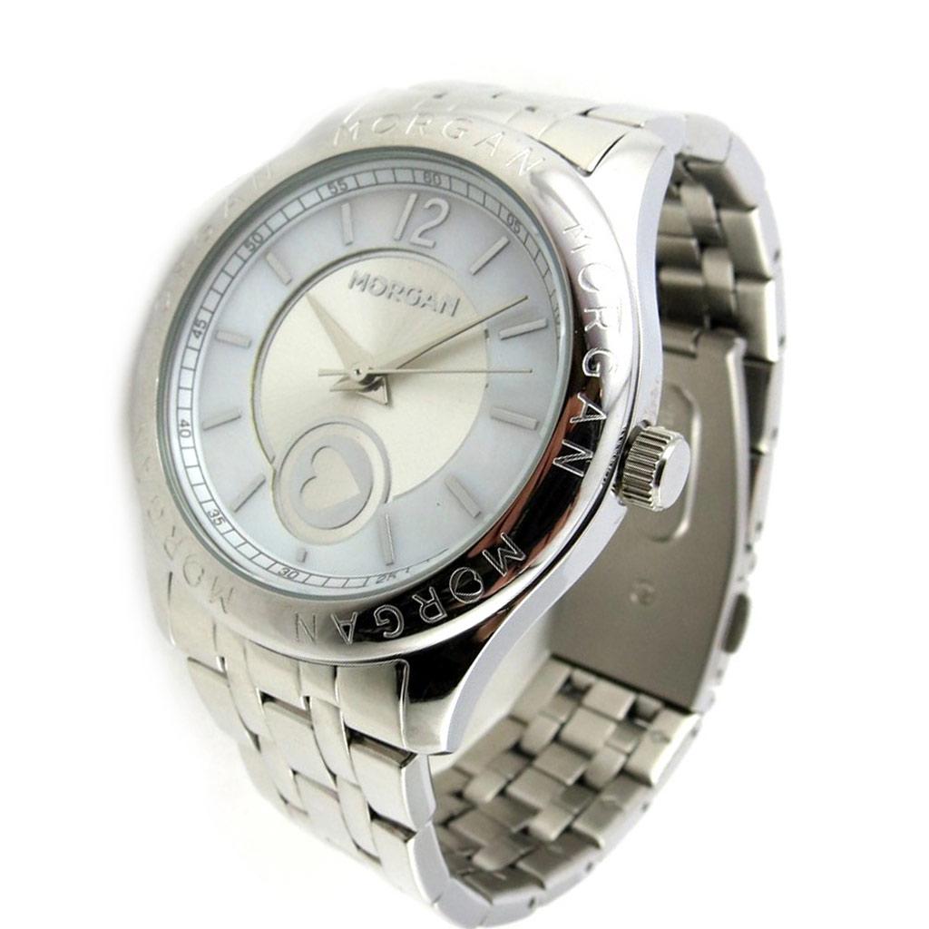 Morgan [N2414] - Montre créateur 'Morgan' argenté (Love)