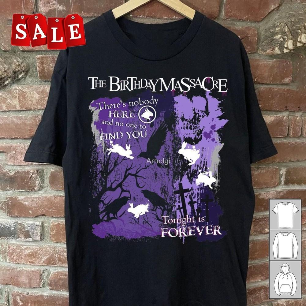 New The Birthday Massacre To Night Is Forever  Unisex S-5XL Shirt MD501 Unisex T-Shirt XL