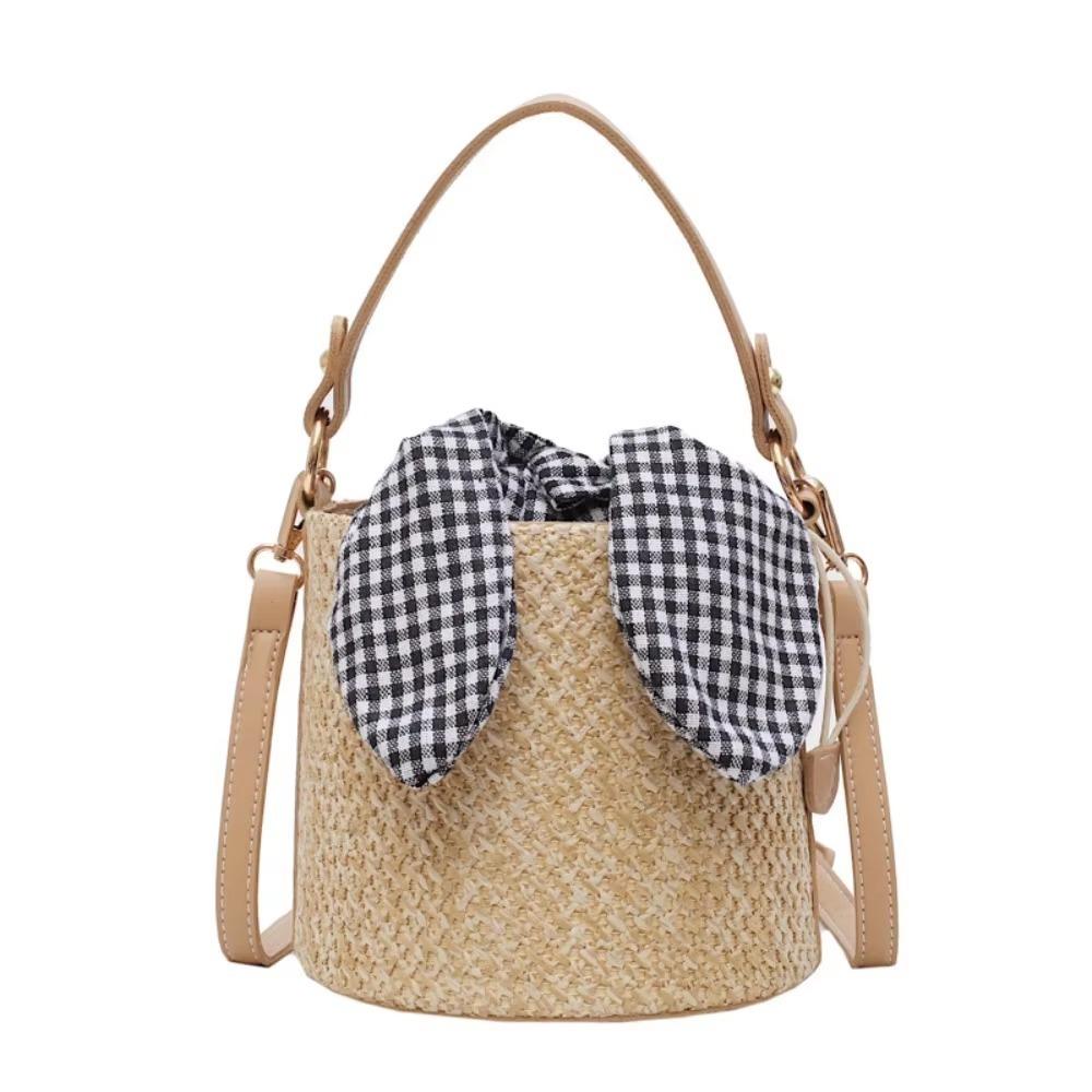 

Straw Crossbody Bag Woven Mini Handbag Casual Small Phone Bag Women Girls