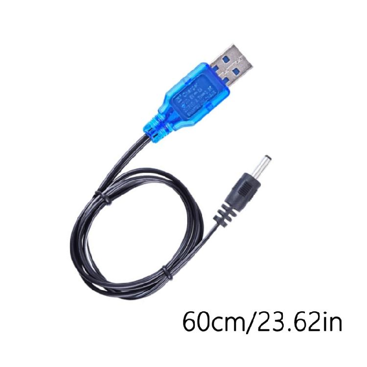 USB Power Cable USB to DC3.7V Power Cord USB to DC3.5mm Cable for Lithium Battery Charging in RCVehicles LED Indicators