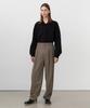 INSILENCE Front Line Wool Pants Ash Brown
