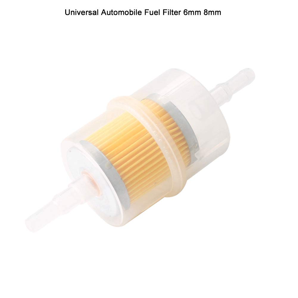 Uniwersalny Samochodowy Filtr Paliwa Benzyny - Najwyższa Jakość, Łatwa Instalacja do Konserwacji Samochodu - Materiał ABS, Uniwersalne Dopasowanie