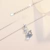 925 Silver Cute Pendant Necklace for Women Elegant Wedding Party Jewelry Gift