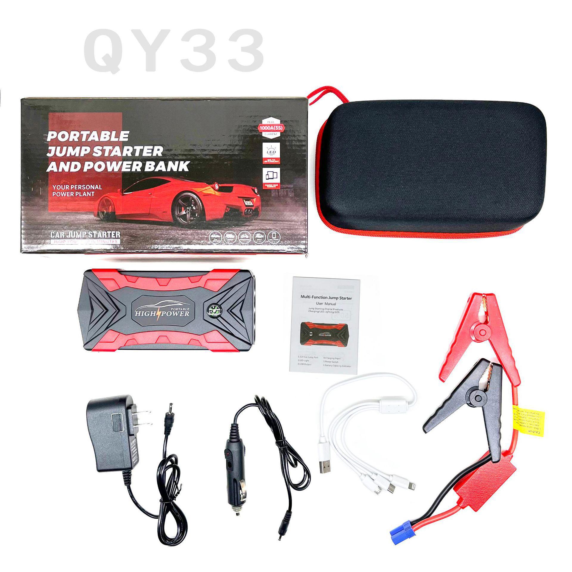 

QY33 12 В Высокомощный автомобильный пусковой пусковой аккумулятор