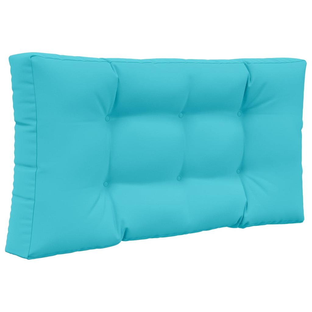 Outdoor Sofa Cushions 2 pcs Turquoise Polyester
