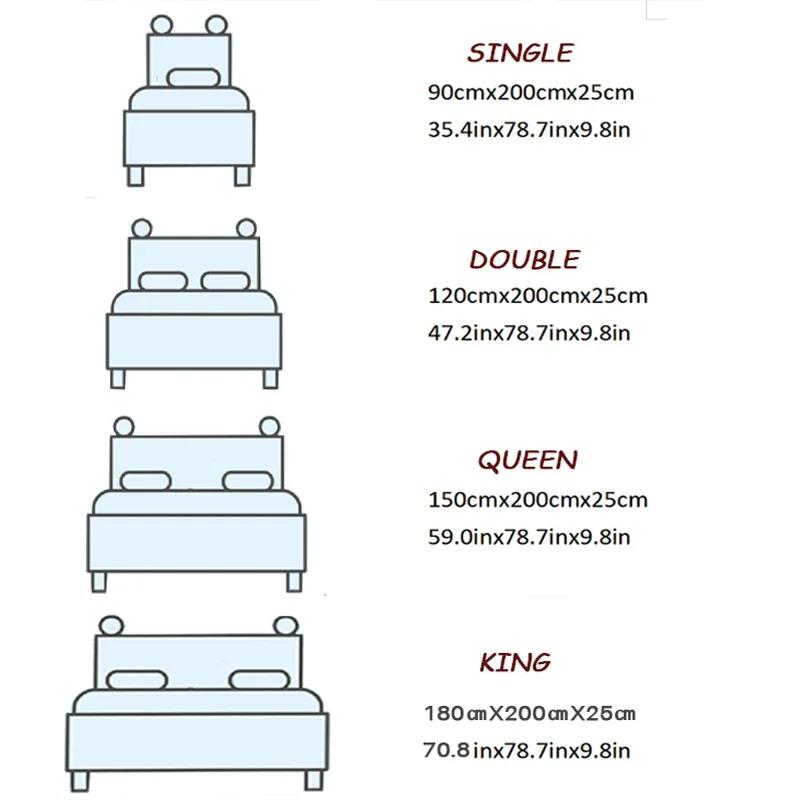 Fitted Sheet with Elastic Bands Non Slip Adjustable Mattress Covers for Single Double King Queen Bed,90/120/150/180cm