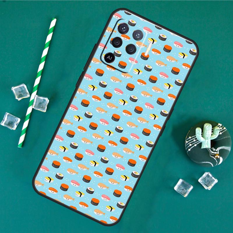 

Sushi Case For Oppo A80 A40 A60 A16 A76 A96 A91 A15 A17 A74 A94 A54 A57S A18 A38 A58 A78 A98 Cover OPPO A78 5G