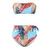 Dopamine Style French Sexy Split Bikini Swimsuit for Small Bust - Hot Spring Seaside Bandeau Swimwear