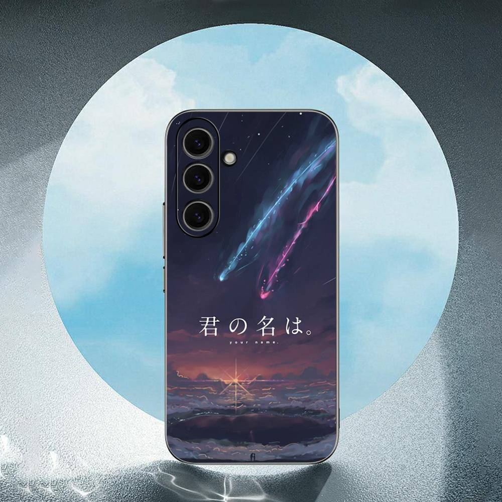 

Your Name Japanese Anime For Samsung Galaxy S23 S24 S25 Ultra S22 Plus S21 Black Soft Case Waterproof Soft Case SamsungS21