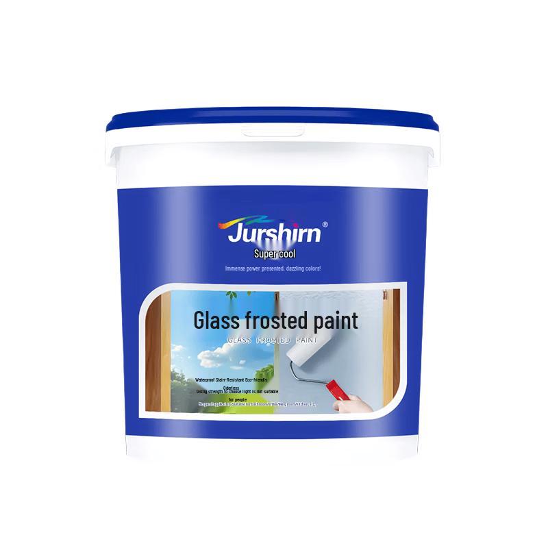 Juxuan Water-Based Frosted Glass Privacy Paint 500g (Covers 5m²) with Tools прозрачный