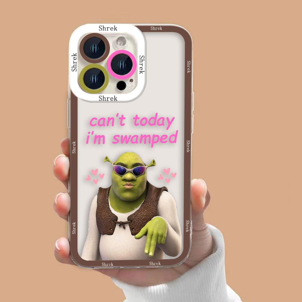 Funny Movie S-Shrek Clear Phone Case For Samsung Galaxy S26 S25 S24 S23 S22 S21 S20 FE PLUS ULTRA EDGE Silicone Case Shell Capa