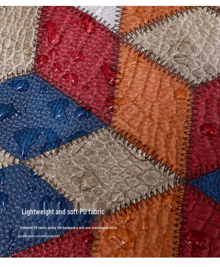 Retro Einseitige Umhänge-Mummy-Tasche - 2024 Neuer Farbblock Große Kapazität Damen-Tragetasche